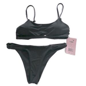 👙NWT❗️YMI Black 2-Piece Bikini Set with Cut-Outs • Size Medium